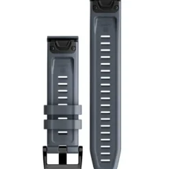 Garmin Uhrenarmbänder-QuickFit 22 Granite Blue Silicone Band - 010-13111-05