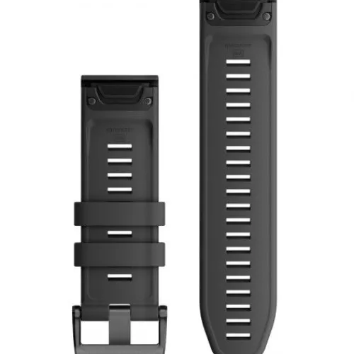 Garmin Uhrenarmbänder-QuickFit 26 Graphite Silicone Band - 010-13281-09