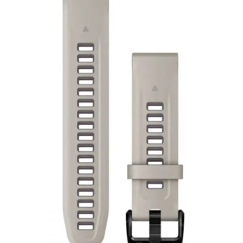 Garmin Uhrenarmbänder-QuickFit 20 Light Sand Deep Orchid Silicone Band - 010-13279-05