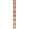 Garmin Uhrenarmbänder-QuickFit 20 Rose Gold-tone Steel Band - 010-12739-02
