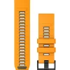 Garmin Uhrenarmbänder-QuickFit 26 Spark Orange Graphite Silicone Band - 010-13393-01