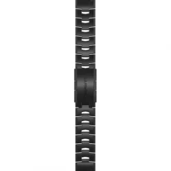 Garmin Uhrenarmbänder-QuickFit 22 Vented Titanium Bracelet with Carbon Gray DLC Coating Band - 010-12863-09
