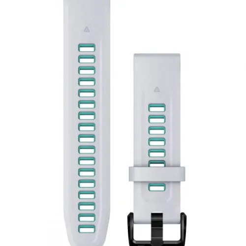 Garmin Uhrenarmbänder-QuickFit 20 Whitestone Aqua Silicone Band - 010-13279-07
