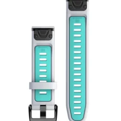 Garmin Uhrenarmbänder-QuickFit 20 Whitestone Aqua Silicone Band - 010-13279-07