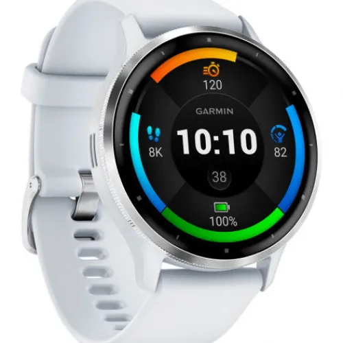 Garmin Silikonarmband-Venu 3 Silver Whitestone - 010-02784-00