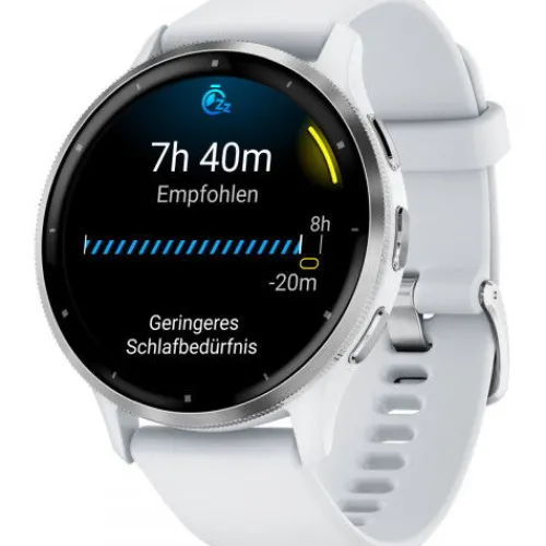 Garmin Silikonarmband-Venu 3 Silver Whitestone - 010-02784-00