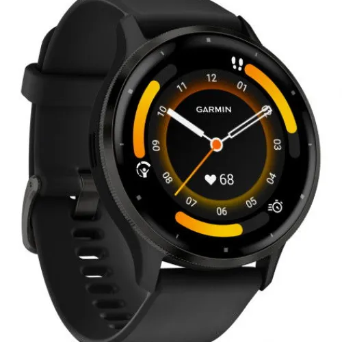 Garmin Silikonarmband-Venu 3 Slate Black - 010-02784-01