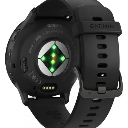 Garmin Silikonarmband-Venu 3 Slate Black - 010-02784-01