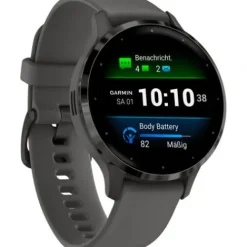 Garmin Silikonarmband-Venu 3S Slate Pebble Gray - 010-02785-00