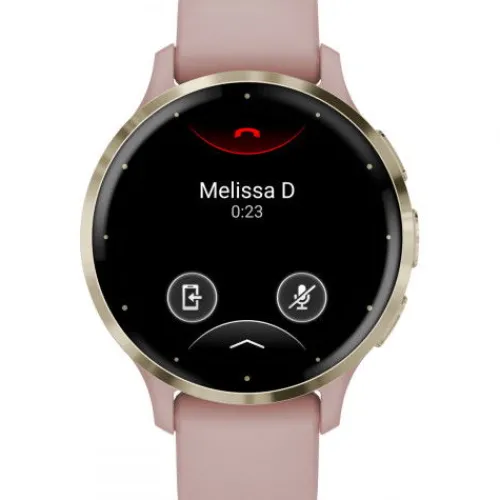 Garmin Silikonarmband-Venu 3S Soft Gold Dust Rose - 010-02785-03