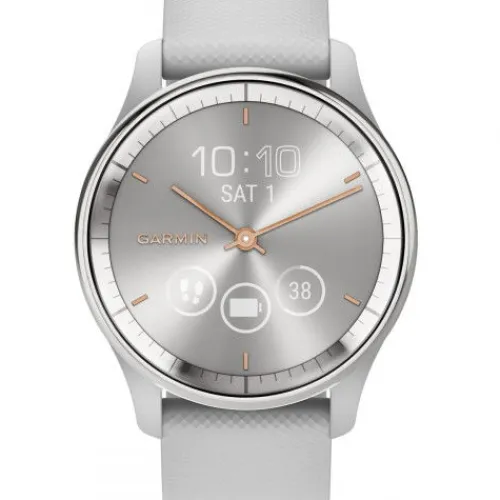 Garmin Silikonarmband-Vivomove Trend Silver Mist Gray - 010-02665-03