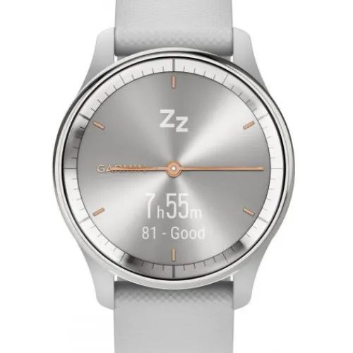 Garmin Silikonarmband-Vivomove Trend Silver Mist Gray - 010-02665-03