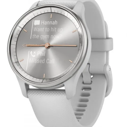 Garmin Silikonarmband-Vivomove Trend Silver Mist Gray - 010-02665-03