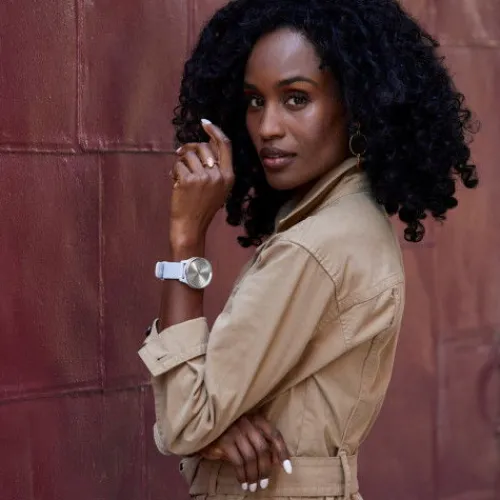 Garmin Silikonarmband-Vivomove Trend Silver Mist Gray - 010-02665-03