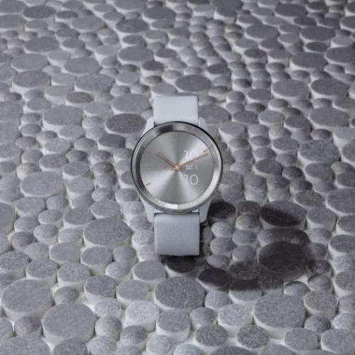 Garmin Silikonarmband-Vivomove Trend Silver Mist Gray - 010-02665-03