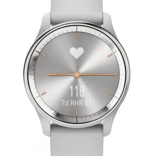 Garmin Silikonarmband-Vivomove Trend Silver Mist Gray - 010-02665-03