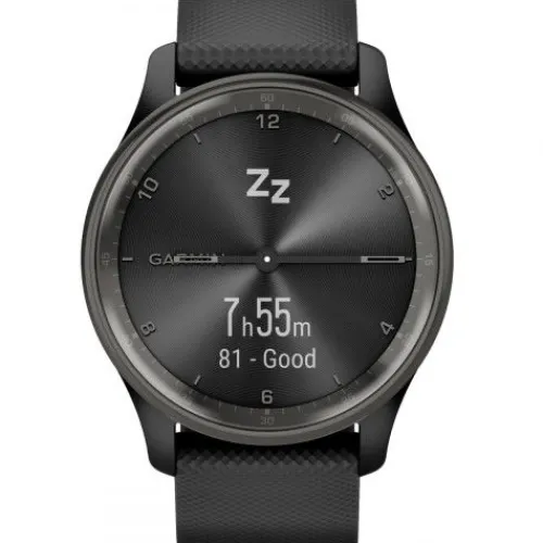 Garmin Silikonarmband-Vivomove Trend Slate Black - 010-02665-00