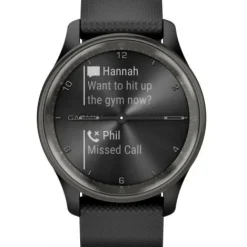 Garmin Silikonarmband-Vivomove Trend Slate Black - 010-02665-00