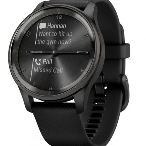 Garmin Silikonarmband-Vivomove Trend Slate Black - 010-02665-00