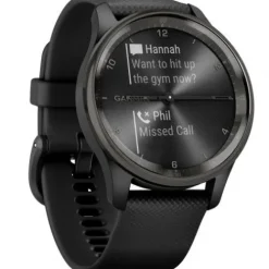 Garmin Silikonarmband-Vivomove Trend Slate Black - 010-02665-00