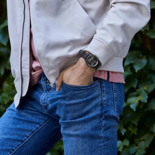 Garmin Silikonarmband-Vivomove Trend Slate Black - 010-02665-00