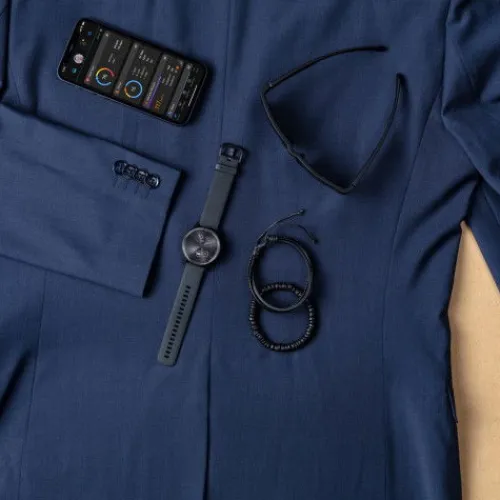 Garmin Silikonarmband-Vivomove Trend Slate Black - 010-02665-00