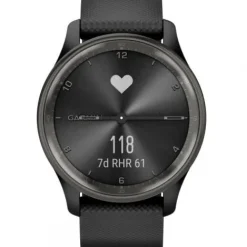 Garmin Silikonarmband-Vivomove Trend Slate Black - 010-02665-00