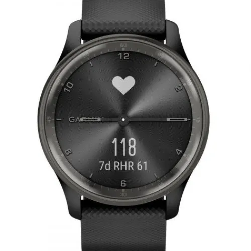 Garmin Silikonarmband-Vivomove Trend Slate Black - 010-02665-00