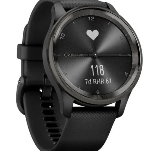 Garmin Silikonarmband-Vivomove Trend Slate Black - 010-02665-00