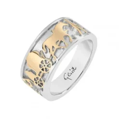 Gexist Ringe-Edelweiss Ring Käser & Kühen - RG 7005