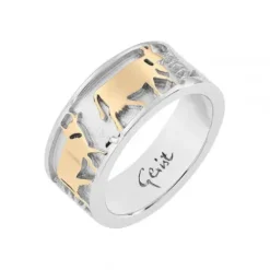 Gexist Ringe-Edelweiss Ring Senn & Kühen - RG 7004