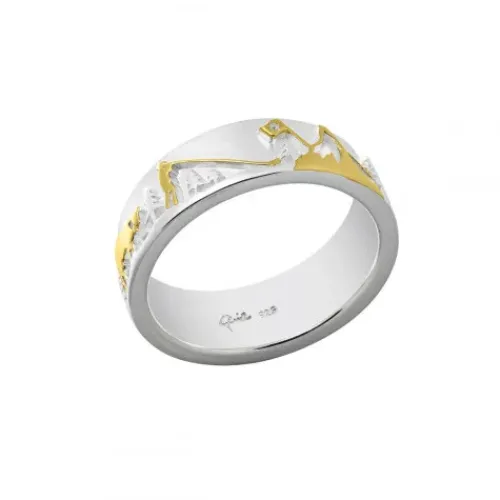 Gexist Ringe-Swiss Edelweiss Ring Matterhorn - RG 9002