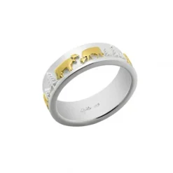 Gexist Ringe-Swiss Edelweiss Ring Poya - RG 9000