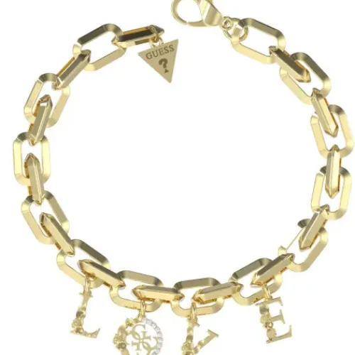 Guess (Kette mit) Herz-4 Love Armband - JUBB05031JWYGS