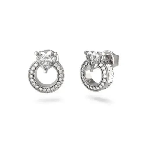 Guess (Kette mit) Herz-M'Ama Non M'Ama Ohrstecker - JUBE04664JWRHT-U