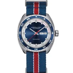 Hamilton Lederarmband-American Classic Pan Europ Day Date Auto - H35405741