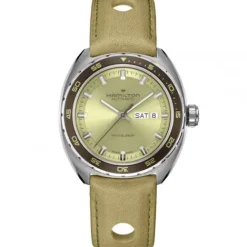 Hamilton Lederarmband-American Classic Pan Europ Day Date Auto - H35445860