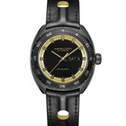 Hamilton Lederarmband-American Classic Pan Europ Day Date Auto - H35425730