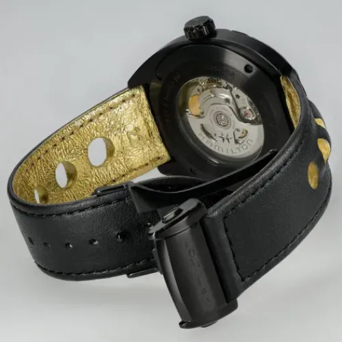 Hamilton Lederarmband-American Classic Pan Europ Day Date Auto - H35425730