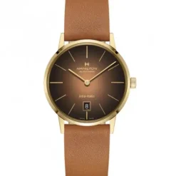 Hamilton Lederarmband-Intra-matic - H38475501