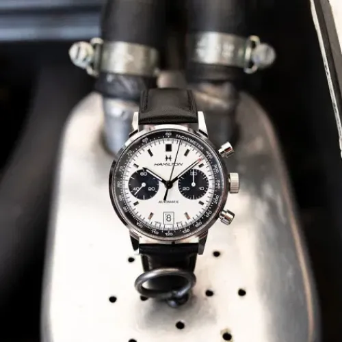 Hamilton Lederarmband-Intra-Matic Auto Chrono - H38416711
