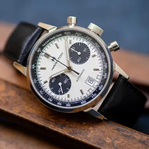 Hamilton Lederarmband-Intra-Matic Auto Chrono - H38416711