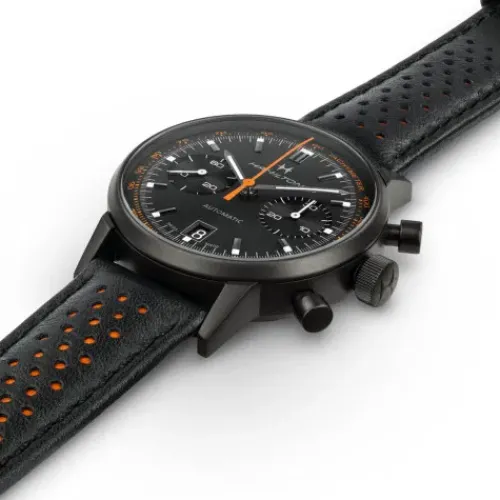 Hamilton Lederarmband-Intra-Matic Auto Chrono - H38446732