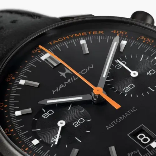 Hamilton Lederarmband-Intra-Matic Auto Chrono - H38446732