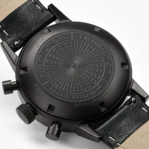 Hamilton Lederarmband-Intra-Matic Auto Chrono - H38446732