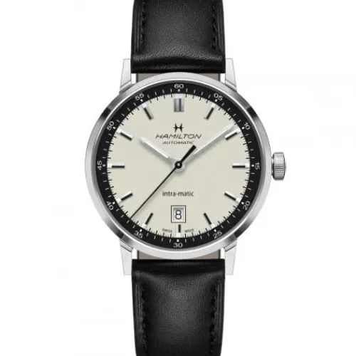 Hamilton Lederarmband-Intra-Matic Auto - H38425720