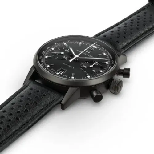 Hamilton Lederarmband-Intra-Matic Auto Chrono - H38446730