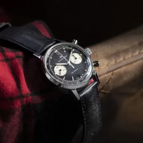 Hamilton Lederarmband-Intra-Matic Mechanical Chrono - H38429730