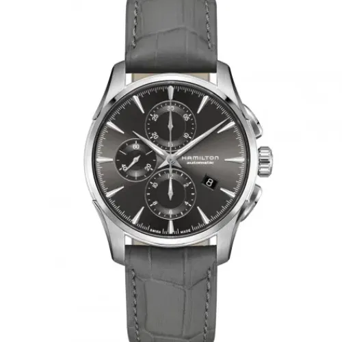 Hamilton Lederarmband-Jazzmaster Auto Chrono - H32586881