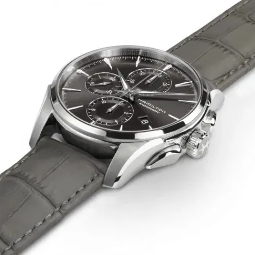 Hamilton Lederarmband-Jazzmaster Auto Chrono - H32586881